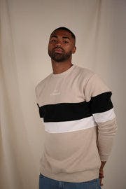 Simon Sweatshirt - Beige Multi